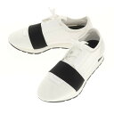 【中古】バレンシアガ BALENCIAGA RACE RANNER スニーカー ホワイトxブラック【サイズ41】【WHT】【S/S/A/W】【状態ランクA】【メ...