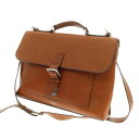 【中古】マルベリー MULBERRY レザー 2way ブリーフケース ブラウン【W35.5xH27xD8.5】【BRW】【S/S/A/W】【状態ランクC】【メ...