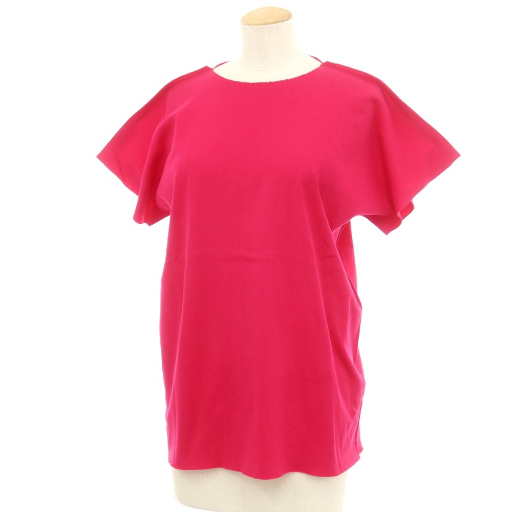 【中古】ミー イッセイミヤケ me ISSEY MIYAKE FLAT JERSEY 半袖 カットソー ショッキングピンク【サイズ表記なし (M位)】【PNK】【S/S】【状態ランクA】【レディース】【758789】のサムネイル