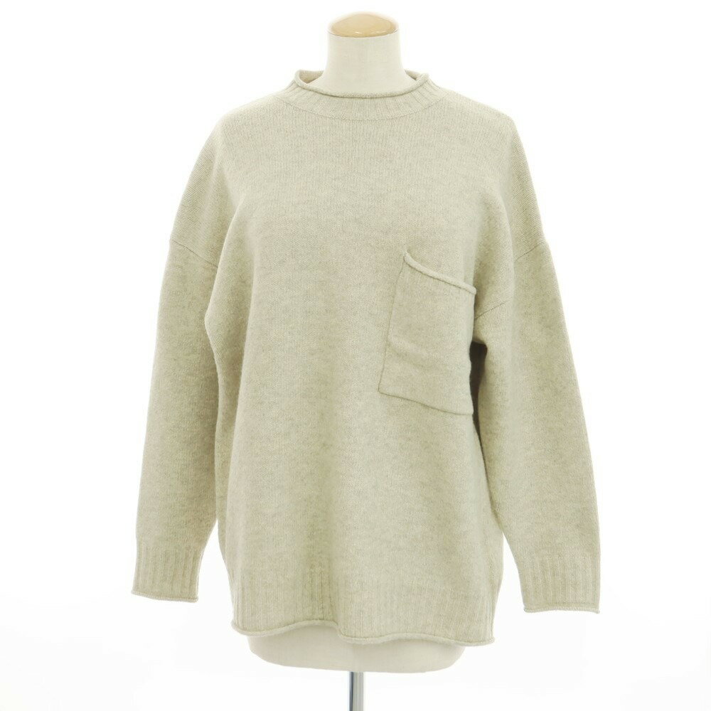 【中古】フリークスストア FREAK'S STORE アクリルポリエステル モックネック プルオーバーニット グレーベージュ【サイズF】【BEI】【A/W】【状態ランクA】【レディース】【758785】(4)