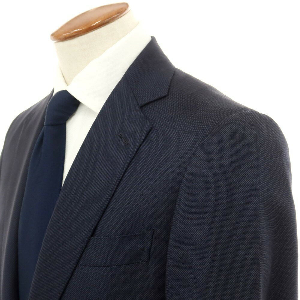 【SALE/返品不可】【中古】カシヤマ ザ スマートテーラー KASHIYAMA the Smart Tailor ウール 3つボタンスーツ ネイビー【サイズ48/86】【NVY】【A/W】【状態ランクC】【メンズ】【749895】