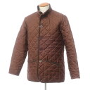 【SALE20倍/返品不可】【中古】ラベンハム LAVENHAM ポリエステル 中綿入り キルティングブルゾン ブラウン【サイズ38】【BRW】【A/W】【状態ランクD】【メンズ】【749893】
