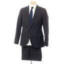 【中古】シンプリシテェ Simplicite ウール ウインドウペーンチェック 2つボタンスーツ ブラックxグレー系【サイズ44】【BLK】【A/W】【状態ラン...