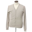 【中古】カングラ Kangra シルクコットンカシミヤ カーディガン ライトアッシュブラウン系【サイズ50】【GRY】【A/W】【状態ランクC】【メンズ】【74...