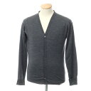 【中古】ジョンスメドレー JOHN SMEDLEY ハイゲージウール ニットカーディガン ダークグレー【サイズXS】【GRY】【A/W】【状態ランクB】【メンズ...