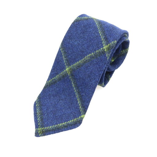 【中古】【未使用】イージーカペッリ E.G.CAPPELLI Sharon別注 ウール チェック柄ネクタイ ネイビーブルーxグリーン【NVY】【A/W】【状態ランクS】【メンズ】【749870】 【中古】【未使用】イージーカペッリ E.G.CAPPELLI Sharon別注 ウール チェック柄ネクタイ ネイビーブルーxグリーン【NVY】【A/W】【状態ランクS】【メンズ】【749870】