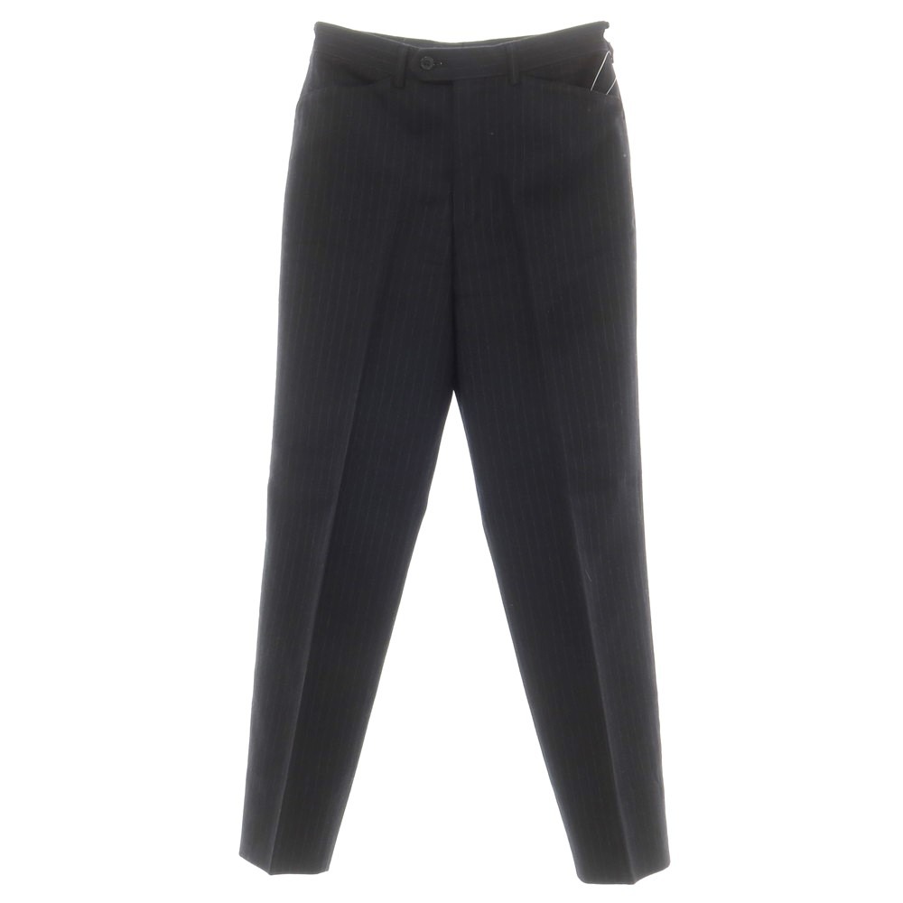 【中古】ポールスミス Paul Smith ウール ストライプ ドレススラックスパンツ ブラック【サイズ28】【BLK】【A/W】【状態ランクD】【メンズ】【749870】