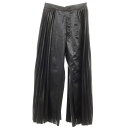 【中古】ジュンヤワタナベ JUNYA WATANABE 2024年春夏 ポリエステル プリーツ ワイドパンツ ブラック【サイズS】【BLK】【S/S】【状態ラン...