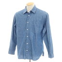 【中古】モモタロウ ジーンズ MOMOTARO JEANS コットン シャンブレー カジュアルシャツ ブルー【サイズS】【BLU】【S/S/A/W】【状態ランク...