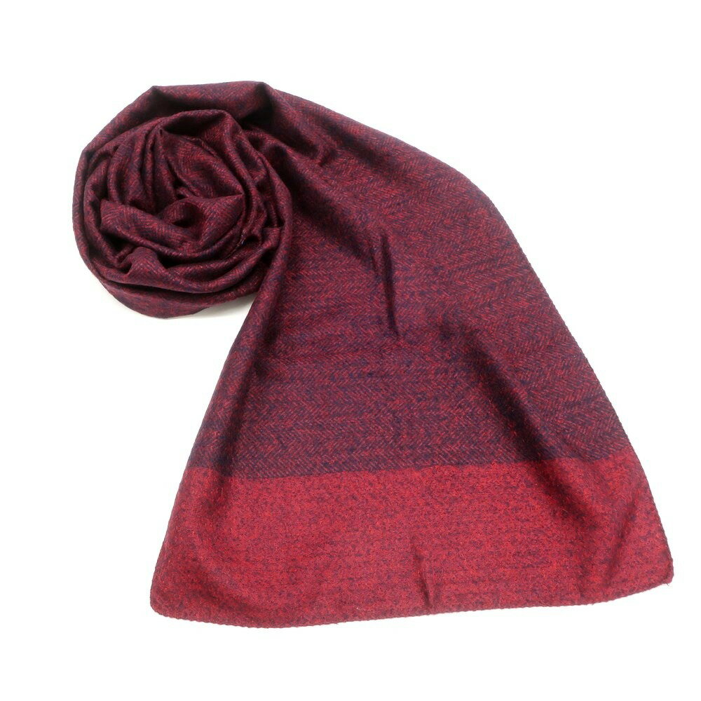 【中古】アルテア Altea 起毛シルク ストール レッドxネイビー【RED】【A/W】【状態ランクB】【メンズ】【749786】