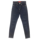 【中古】レッドカード RED CARD ストレッチ コットンポリエステル ジーンズ デニムパンツ ネイビー【サイズ22 (XS位)】【NVY】【S/S/A/W】...