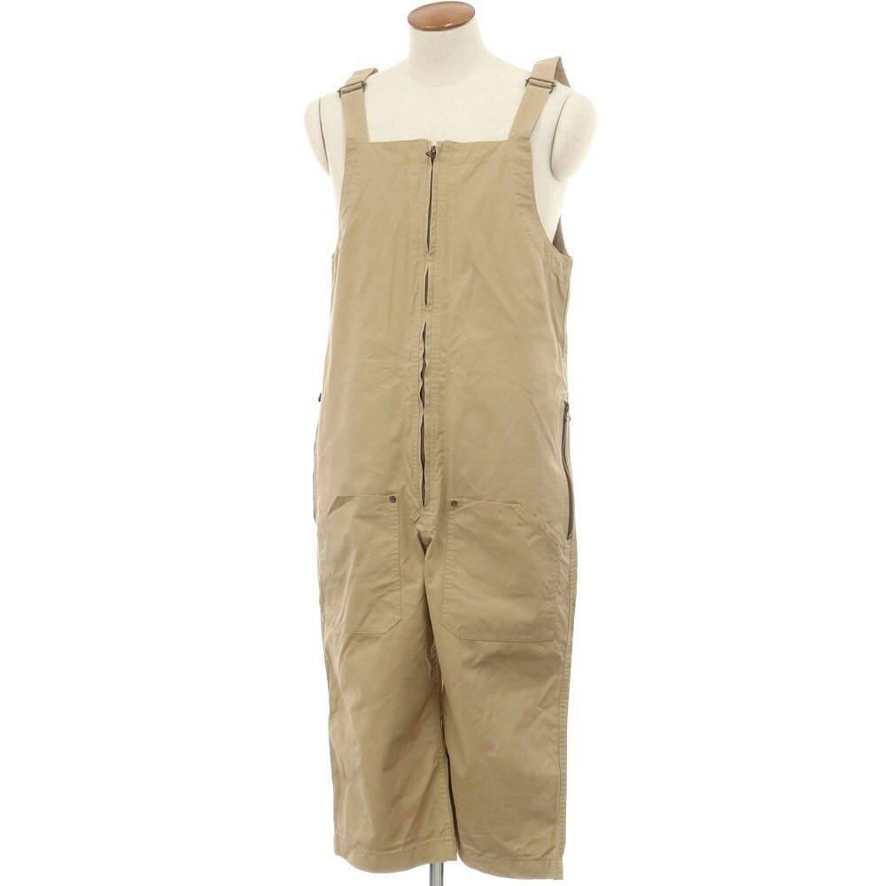 【中古】ファセッタズム FACETASM コットンポリエステル系 ジップアップ オーバーオール カーキベージュ【サイズM】【BEI】【S/S】【状態ランクC】【メンズ】【749776】