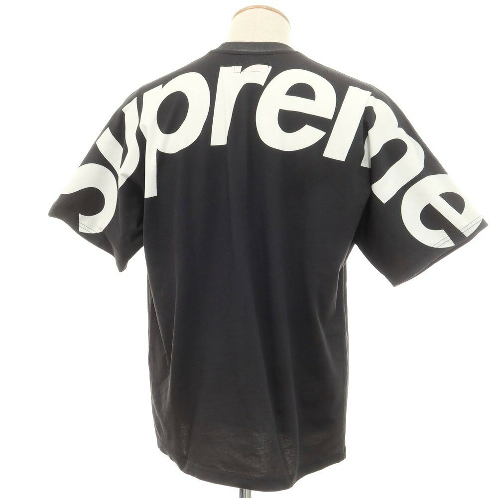 【10倍】【中古】シュプリーム Supreme 2023年秋冬 Split S/S Top コットン クルーネック 半袖Tシャツ ブラック【サイズS】【BLK】【S/S】【状態ランクB】【メンズ】【749772】