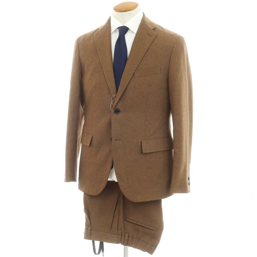 【中古】ビューティアンドユースユナイテッドアローズ BEAUTY&YOUTH UNITED ARROWS ポリエステル 2つボタンスーツ カーキブラウン【サイズL】【BRW】【S/S】【状態ランクB】【メンズ】【749697】