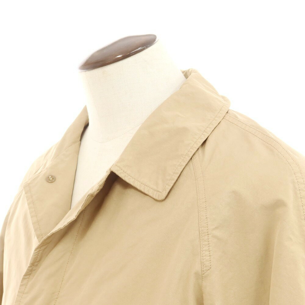 【中古】サイベーシックス SCYE BASICS ポリエステルナイロン ステンカラーコート ベージュ【サイズ40】【BEI】【S/S】【状態ランクC】【メンズ】【749681】[EPD]