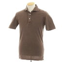 【中古】フェデーリ FEDELI コットン 半袖ポロシャツ ブラウン【サイズ44】【BRW】【S/S】【状態ランクC】【メンズ】【749597】(4)