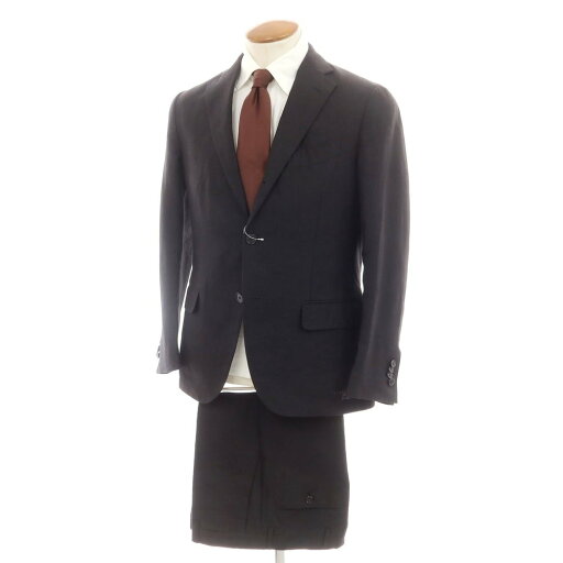 【中古】ラルディーニ LARDINI リネン 2つボタンスーツ ブラック【サイズ46】【BLK】【S/S】【状態ランクB】【メンズ】【749596】 【中古】ラルディーニ LARDINI リネン 2つボタンスーツ ブラック【サイズ46】【BLK】【S/S】【状態ランクB】【メンズ】【749596】