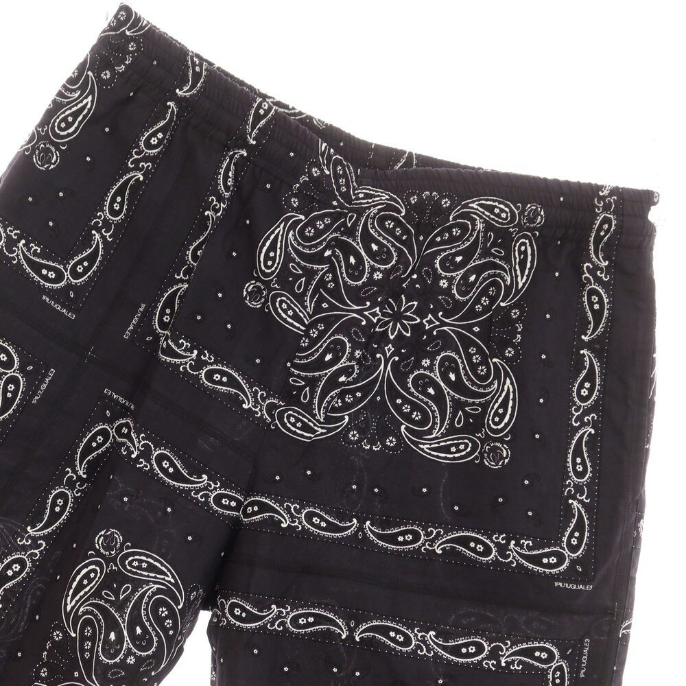 【中古】ウノピュウノウグァーレトレ 1piu1uguale3 コットン バンダナ柄 ショートパンツ ダークネイビー【サイズ5】【NVY】【S/S】【状態ランクA】【メンズ】【749587】