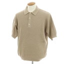 【新品】チルコロ1901 CIRCOLO 1901 コットン 半袖 ポロニット ダークベージュ【サイズM】【BEI】【S/S】【状態ランクN】【メンズ】【749581】(4)