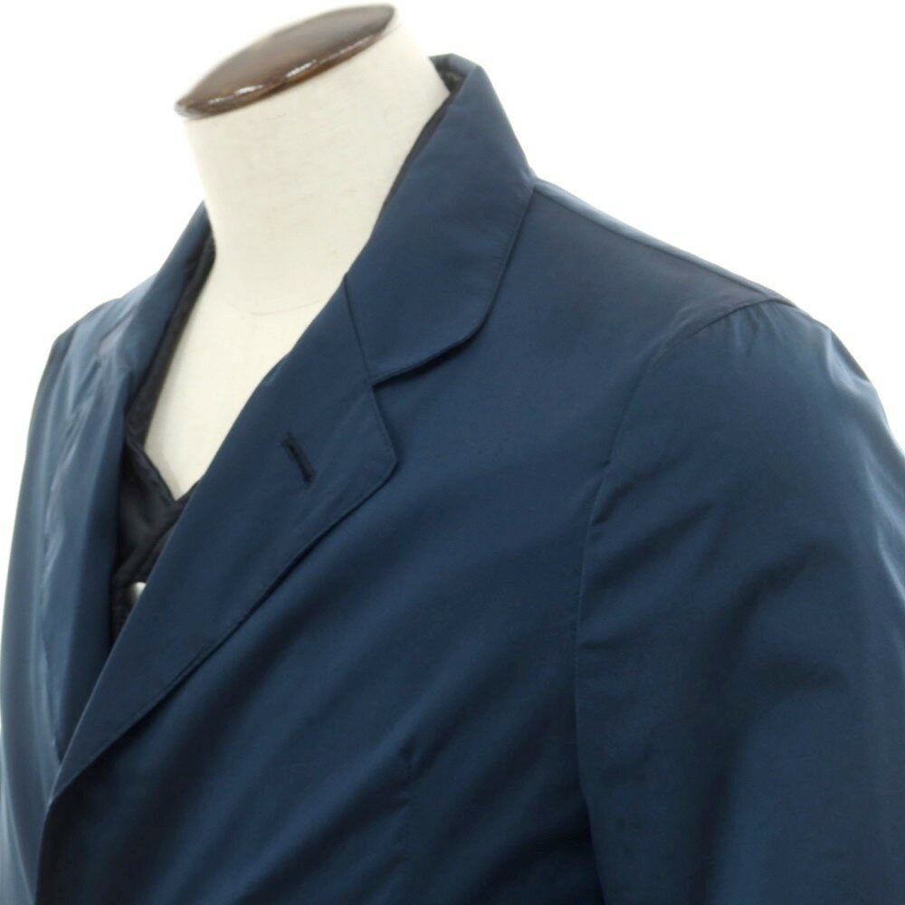 【SALE20倍/返品不可】【中古】スーツセレクト SUIT SELECT キルティングライナー付き 3WAY チェスターフィールドコート ネイビー【サイズL】【NVY】【S/S/A/W】【状態ランクB】【メンズ】【749573】[BPD]