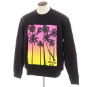 【SALE/返品不可】【新品】ディースクエアード DSQUARED2 コットン クルーネック スウェット ブラック【サイズXL】【BLK】【A/W】【状態ランクN】【メンズ】【749497】