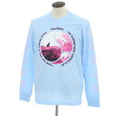 【新品アウトレット】ディースクエアード DSQUARED2 コットン クルーネック 長袖Tシャツ ライトブルー【サイズL】【BLU】【S/S/A/W】【状態ランクN-】【メンズ】【749493】(4)