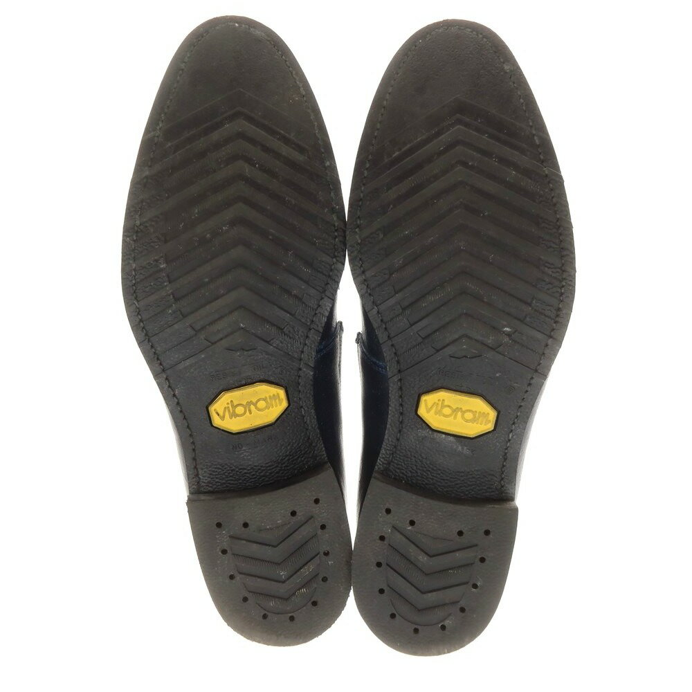 【SALE10%OFF/返品不可】【中古】コルノブルゥ CORNO BLU バケッタレザー チャッカブーツ ネイビー【サイズ7 1/2】【NVY】【S/S/A/W】【状態ランクB】【メンズ】【749487】