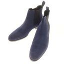 【SALE/返品不可】【中古】グジ guji スエード サイドゴアブーツ ネイビー【サイズ6 1/2】【NVY】【S/S/A/W】【状態ランクA】【メンズ】【749486】