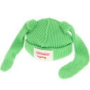 【SALE/返品不可】【中古】チャールズジェフリーラバーボーイ Charles Jeffrey LOVERBOY ローゲージコットン ニットキャップ グリーン【GRN】【S/S/A/W】【状態ランクC】【メンズ】【749394】