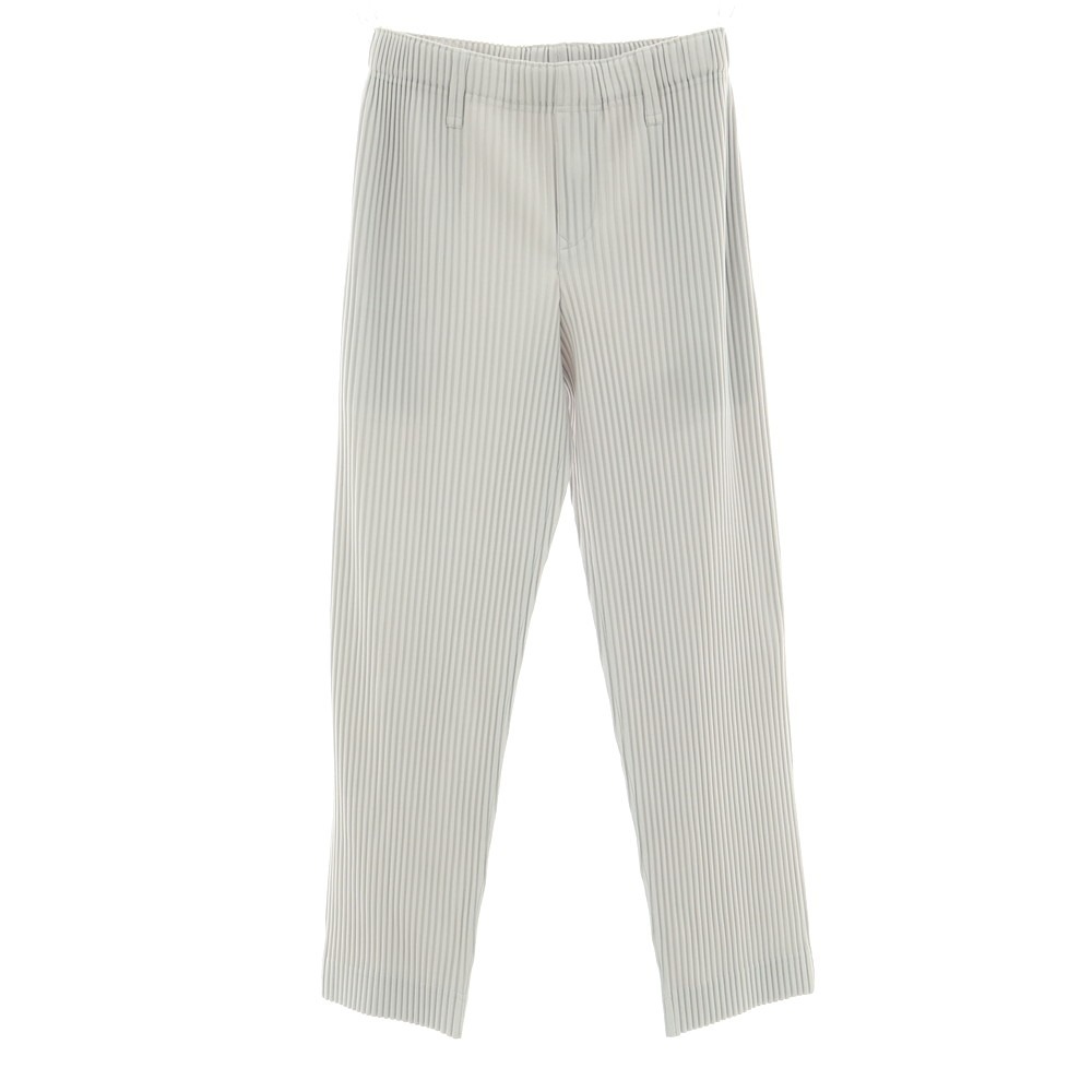 【SALE/返品不可】【中古】オム プリッセ イッセイミヤケ HOMME PLISSE ISSEY MIYAKE プリーツ加工 イージーパンツ ライトグレー【サイズ1】【GRY】【S/S/A/W】【状態ランクA】【メンズ】【749393】