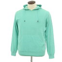 【中古】フィリッポ デ ローレンティス FILIPPO DE LAURENTIIS ハイゲージ コットン ニット プルオーバー パーカー ミントグリーン【サイズ50】【GRN】【S/S】【状態ランクC】【メンズ】【749376】