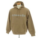 【中古】シュプリーム Supreme 2025年春夏 Blackletter Hooded Sweatshirt コットンポリエステル パーカー ブラウン【サイズM】【BRW】【A/W】【状態ランクB】【メンズ】【749295】