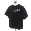 【中古】リベーレ LIBERE コットン クルーネック 半袖Tシャツ ブラック【サイズ3】【BLK】【S/S】【状態ランクA】【メンズ】【749286】(4)