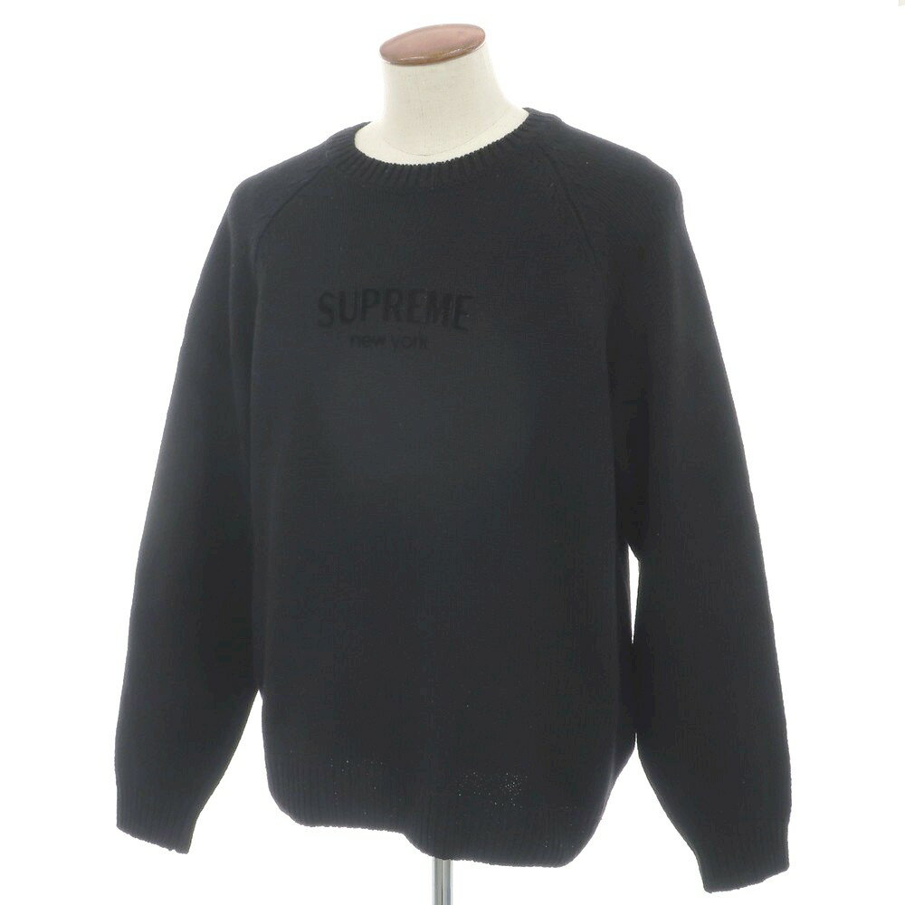 Supreme ブラック クルーネックセーター 楽天市場】supreme new york sweaterの通販