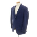 【中古】エルメネジルドゼニア Ermenegildo Zegna ウールシルク テーラードジャケット ネイビーブルー【サイズ46】【NVY】【S/S/A/W】【状態ランクC】【メンズ】【749198】