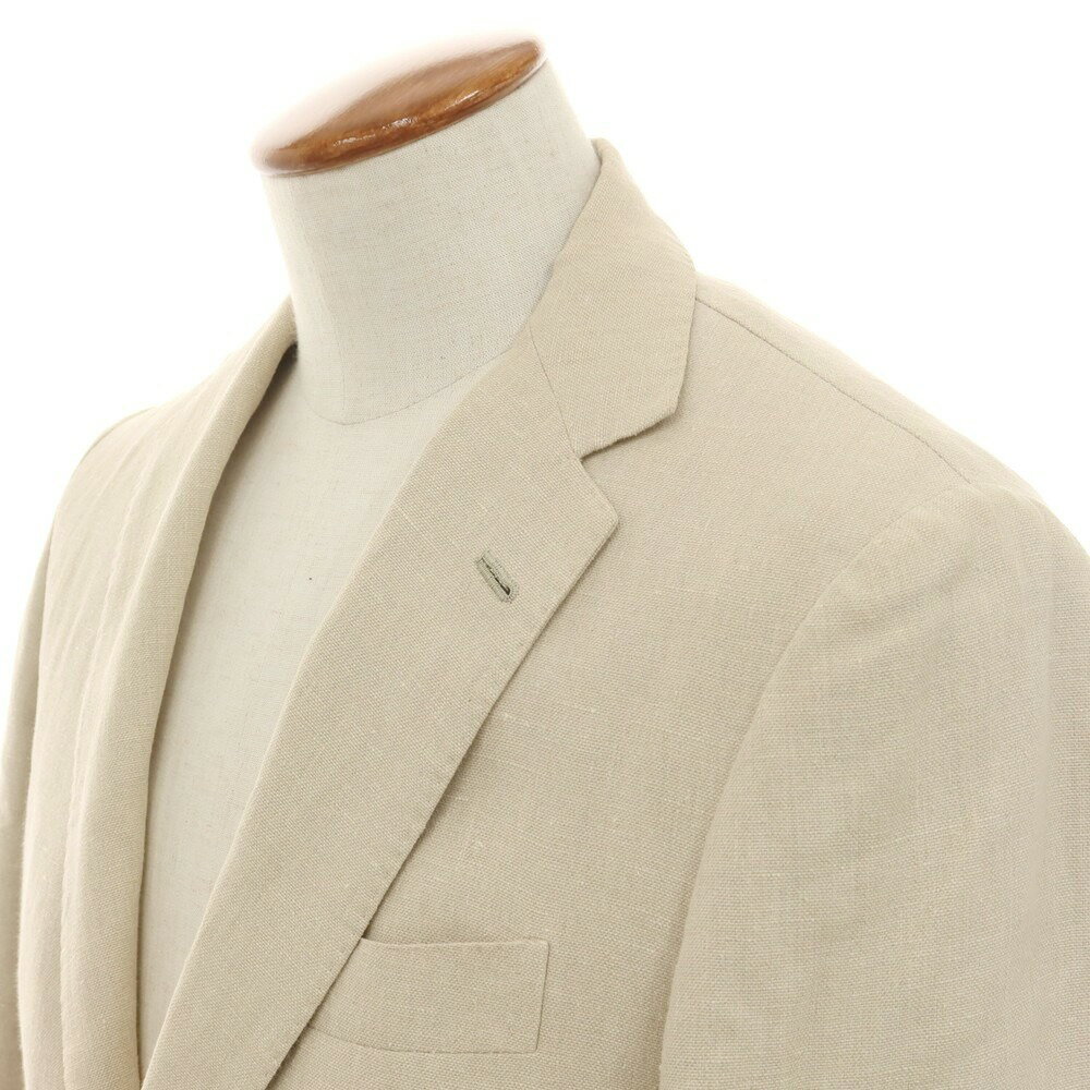 【中古】サルトリオ Sartorio リネン テーラードジャケット ベージュ【サイズ46】【BEI】【S/S】【状態ランクC】【メンズ】【749198】[BPD]