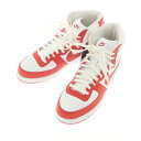 【中古】COMME des GARCONS HOMME PLUS コムデギャルソンオムプリュス スニーカー 【29cm】ホワイトxレッド