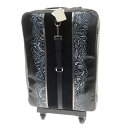 【中古】【未使用】ボンジャポネ BONJAPONE ENBOSSED SAFARI Mousieur.C カービングレザー キャリーバッグ ブラック【WxH48...