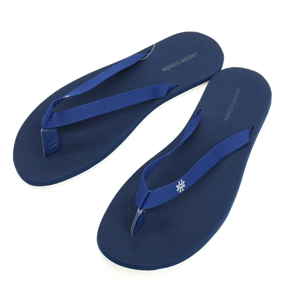 【新品アウトレット】ヤコブコーエン JACOB COHEN トング ビーチ サンダル ネイビー【サイズ43/44】【N..