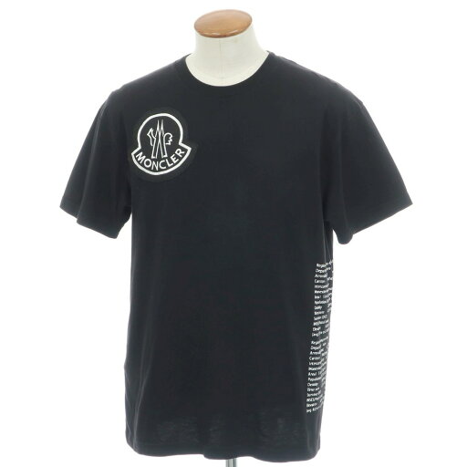 【中古】モンクレール ジーニアス MONCLER GENIUS コットン クルーネック 半袖Tシャツ ブラック【サイズM】【S/S】【状態ランクB】【メンズ】 【中古】モンクレール ジーニアス MONCLER GENIUS コットン クルーネック 半袖Tシャツ ブラック【サイズM】【S/S】【状態ランクB】【メンズ】
