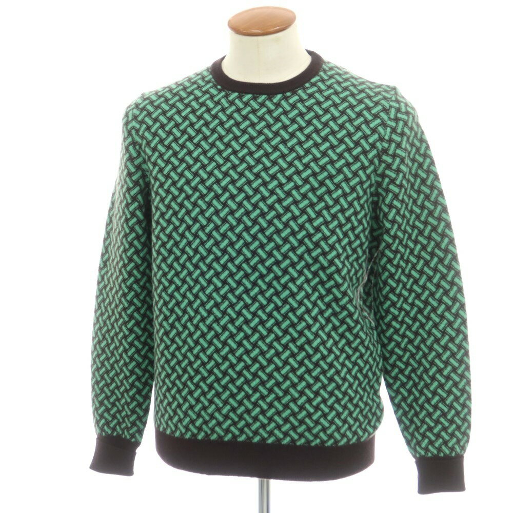 【SALE15倍/返品不可】【新品】ドルモア DRUMOHR カシミヤ ビスコッティ柄 クルーネック プルオーバー..