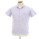 【中古】アレグリ Allegri コットン 半袖ポロシャツ ラベンダー【サイズ46】【S/S】【状態ランクB】【メンズ】