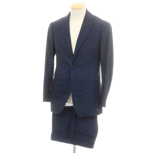 【中古】リングヂャケット RING JACKET ウール 3つボタンスーツ ネイビー【サイズ44】【S/S】【状態ランクC】【メンズ】 【中古】リングヂャケット RING JACKET ウール 3つボタンスーツ ネイビー【サイズ44】【S/S】【状態ランクC】【メンズ】
