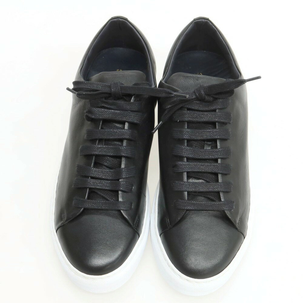 【中古】【未使用】ステファノガンバ STEFANO GAMBA レザー スニーカー ブラック【サイズ39】【S/S/A/W】【状態ランクS】【メンズ】