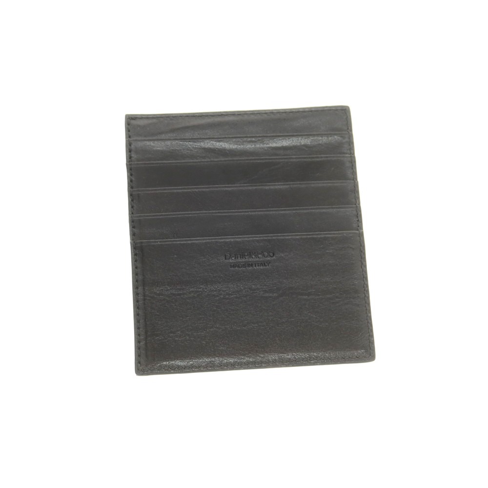 【SALE10%OFF/返品不可】【新品】ダニエルアンドボブ Daniel & Bob シュリンクレザー カードケース ブ..