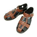 【中古】テンボックス TENBOX × PARABOOT PACIFIC グルカサンダル ブラウンxブラック【サイズ40】【S/S】【状態ランクB】【メンズ】