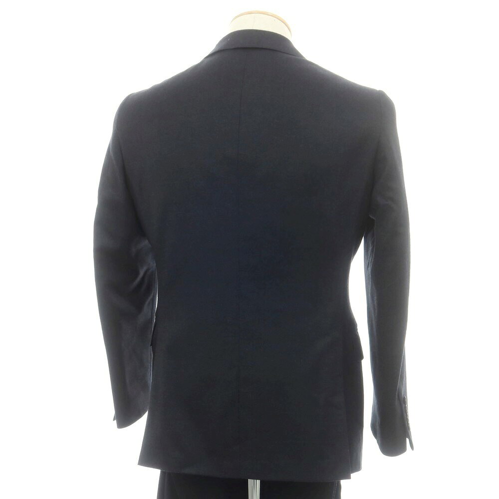 【中古】ユニバーサルランゲージ UNIVERSAL LANGUAGE ウール ダブルスーツ グレイッシュネイビー【サイズ上42/下73】【A/W】【状態ランクB】【メンズ】