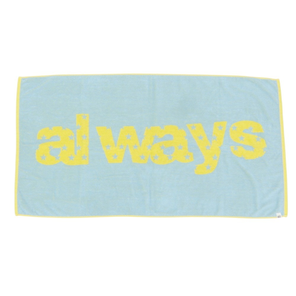 【中古】オールウェイズ ドゥ ワット ユー シュッド ドゥ ALWAYS DO WHAT YOU SHOULD DO バスタオル イエローxブルー【S/S/A/...