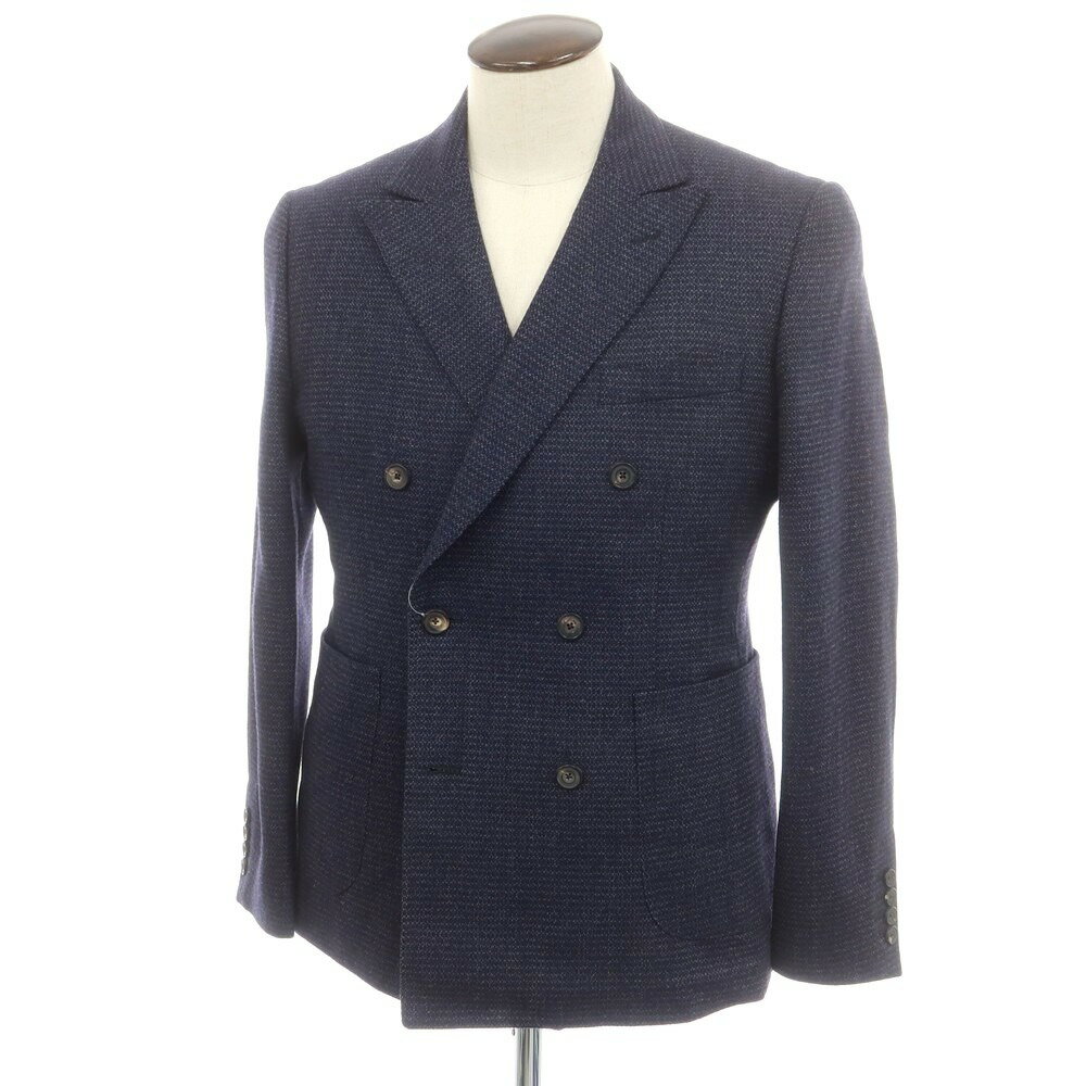 オーダースーツ　ハーディーエイミス HARDY MINNIS “SUPER GABARDINE” 美しい発色の赤いダブルスーツ