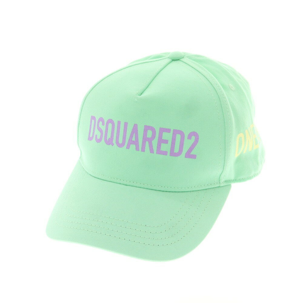 【新品アウトレット】ディースクエアード DSQUARED2 コットン ベースボールキャップ ミントグリーン【サイズUNI】【S/S/A/W】【状態ランクN-】【メンズ】(4)